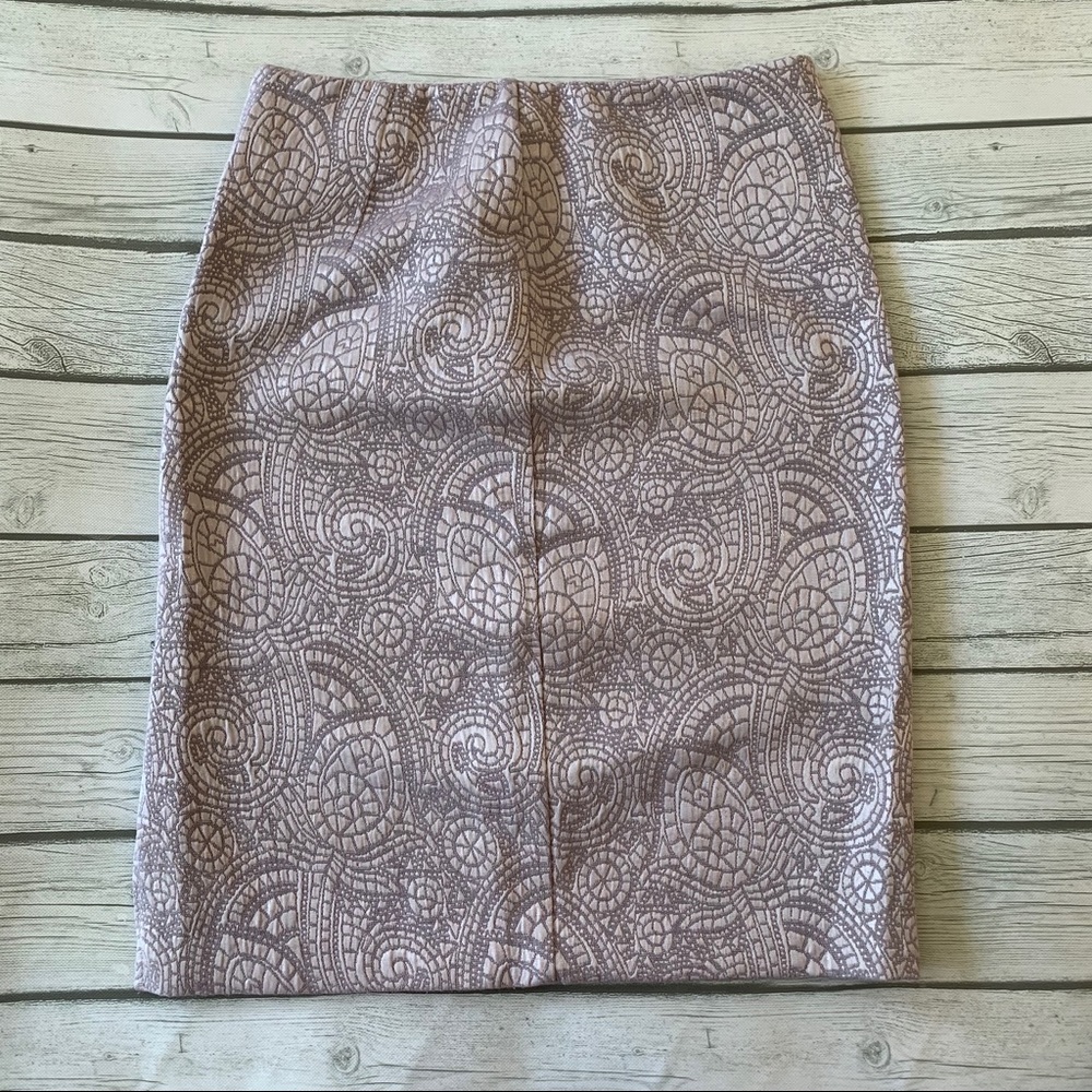 NY&C Pencil Skirt Textured Lavender Size 2